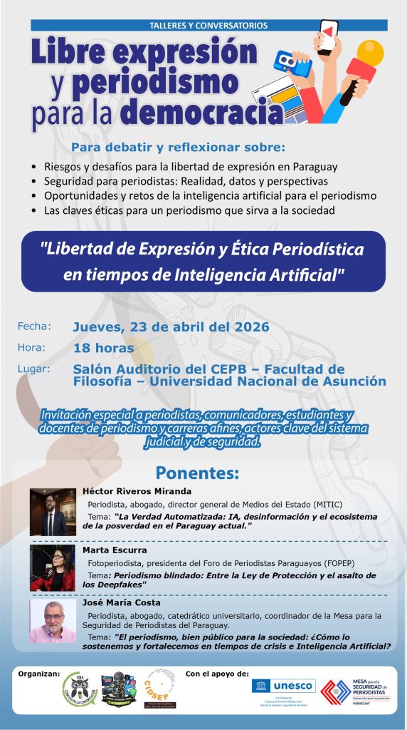 Diálogo y reflexiones sobre libertad de expresión, ética periodística e inteligencia artificial